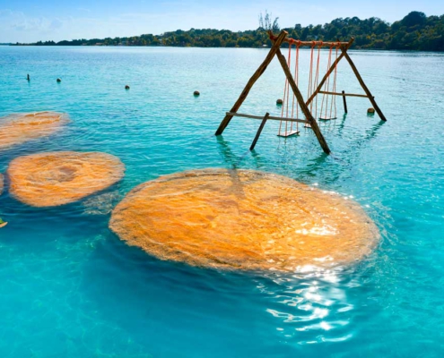 estromatolitos en Bacalar