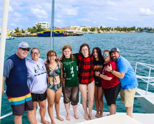 Excursión en barco a Isla Mujeres