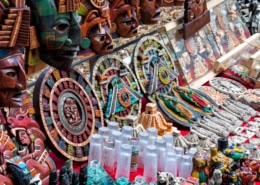 souvenirs y artesanía maya