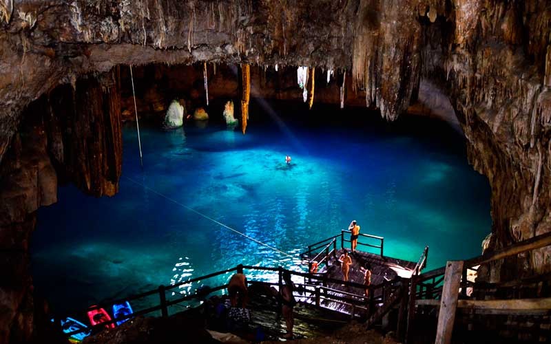 como visitar el cenote Xcanahaltun